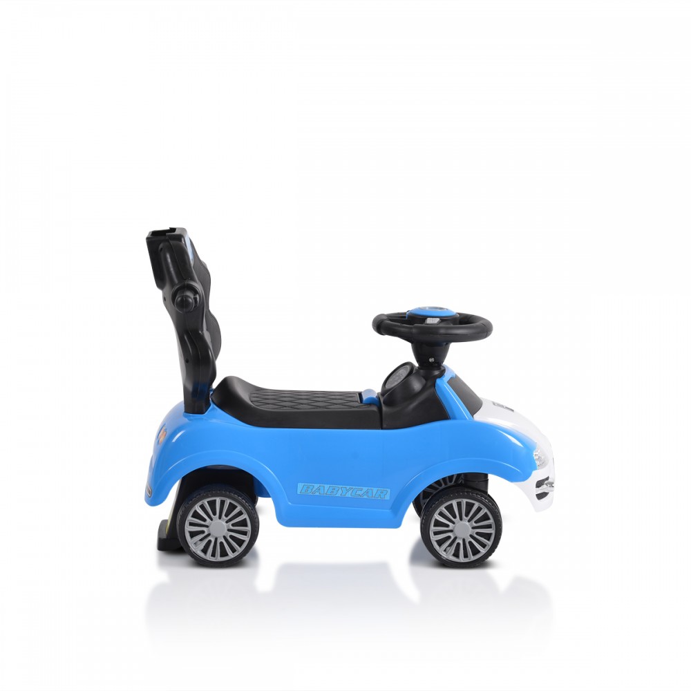 voiture à pousser rider bleu