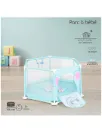 Aire de Jeux Bébé avec 50 Balles Colorées et Panier de Basket Intégré