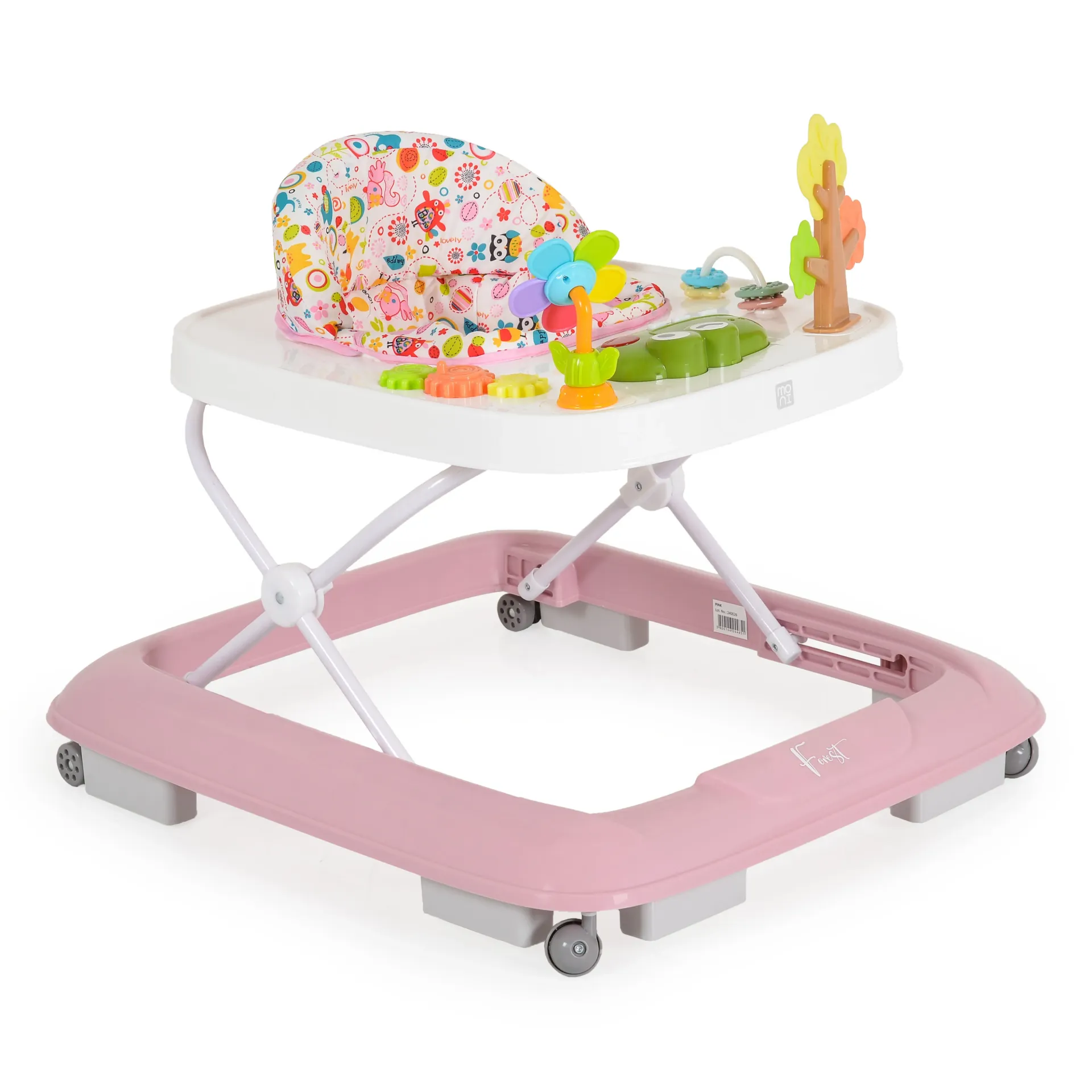 marche bébé Forest rose