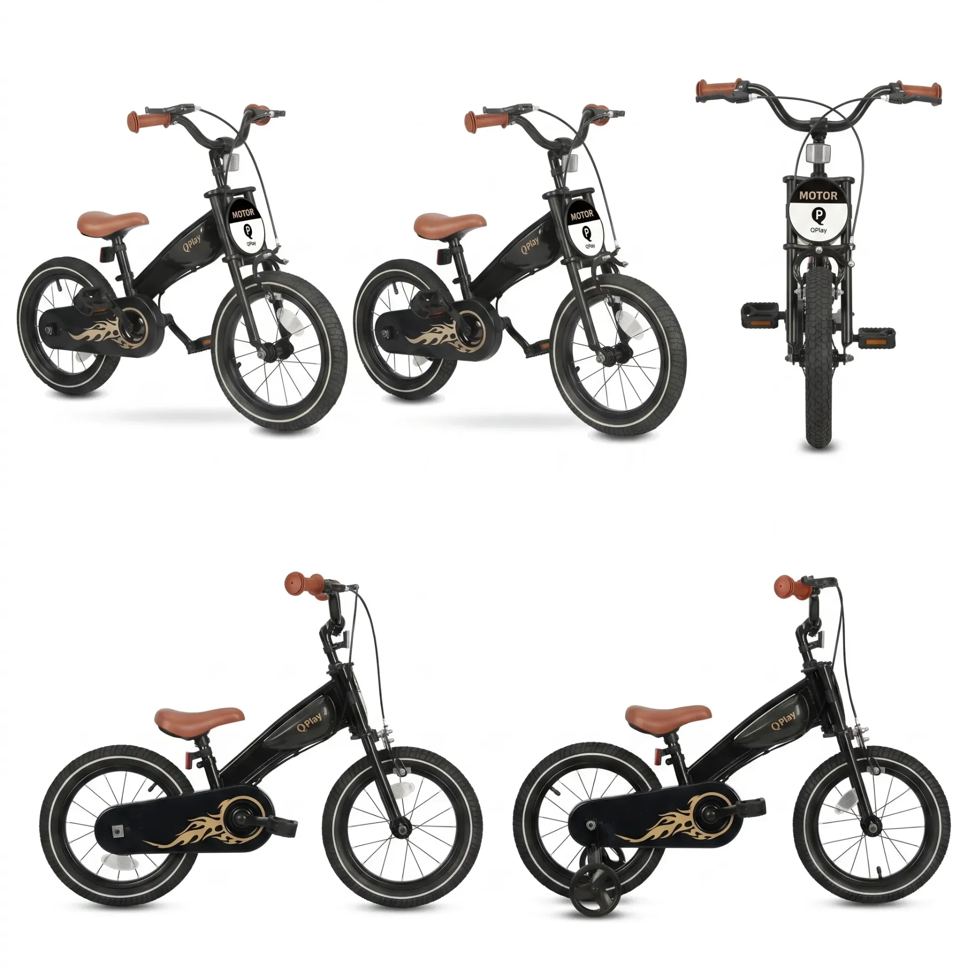 Velo Motor 14 pouces Noir