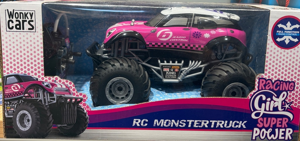 [WM RC-030PK] Monster Truck Télécommandé Wonky Cars - Rose