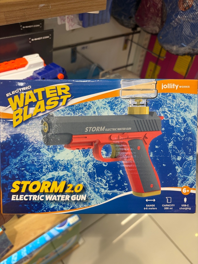 [JW WB-STRR2] Pistolet à Eau Électrique Storm - Rouge