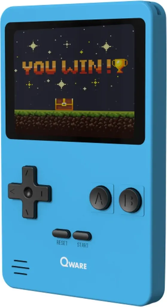 [QW SND-HH28BU] Console de Jeu Portable Qware 2,8" - Bleu