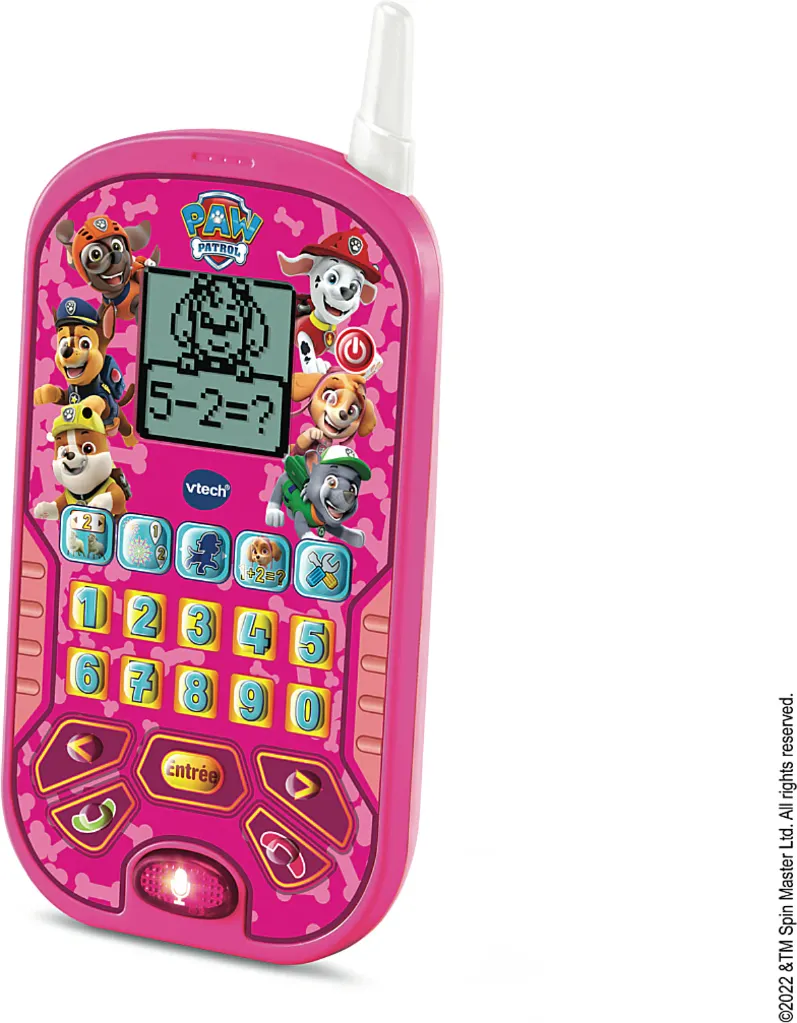 Smartphone éducatif Pat Patrouille Rose