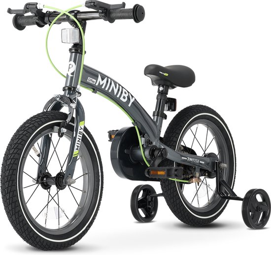 velo miniby 14 pouces gris