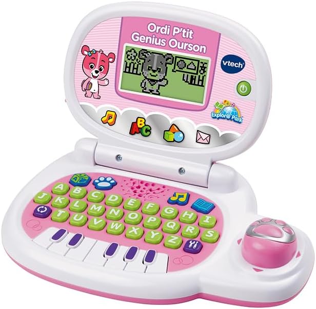 [80-139555-005] VTech - Ordi P'tit Genius Ourson Rose